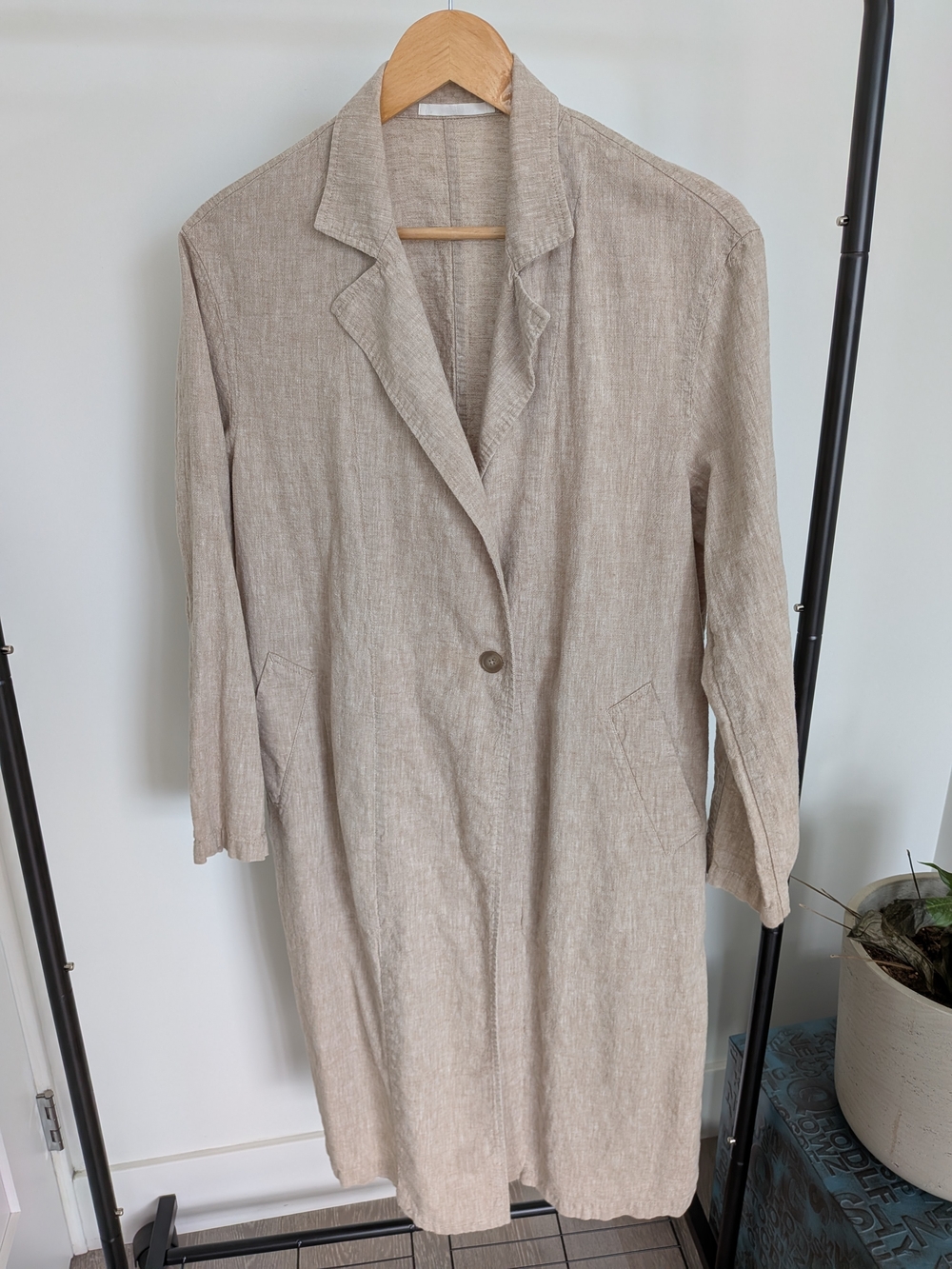 Uniqlo Linen-Blend Coat